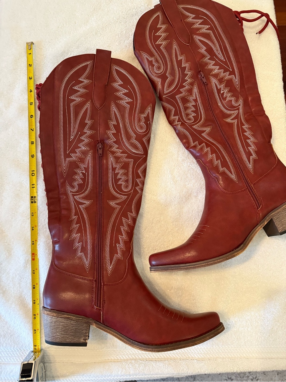 Redtop Western Boots with Embroidered Shaft Redtop women’s size 9.5 NWT New